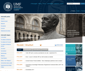 umfcluj.ro: Universitatea de Medicina si Farmacie Iuliu Hatieganu, Cluj-Napoca - Prima pagina
Home Page - Mauris semper, ante vitae faucibus scelerisque, est augue semper mauris, interdum mattis odio nisl vitae ipsum. Sed elit. Nam id quam. Aenean nec nulla. Cras pellentesque nulla aliquet risus. Donec posuere. Praesent accumsan erat at mi. Cras sagittis orci tempor neque. Nulla consectetuer, felis et condimentum consectetuer, lorem leo hendrerit odio, in aliquam magna mi ut lectus. Integer et massa id nunc viverra ultricies.
