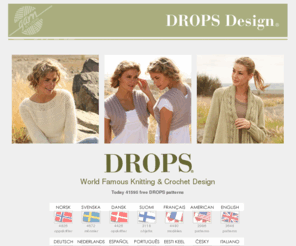 garnstudio.com: Garnstudio ~ DROPS Design
The world's largest craft page with thousands of free knitting and crochet patterns, most competitive prices on luxurious and basic yarn, tutorial videos, colorcards, high quality wool, alpaca, silk, cotton and mohair mixes, needles and buttons...
