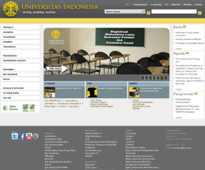 ui.ac.id: Universitas Indonesia
Universitas Indonesia (UI) is a modern, comprehensive, open-minded, multi-culture, and humanism campus in the capital of Indonesia.