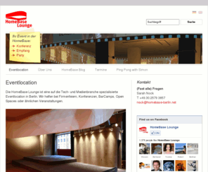 homebase-berlin.com: HomeBase Lounge Berlin
Berlins Location für Film- und Medienevents