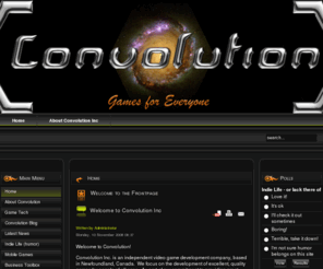 convolutioninc.com: Convolution Home | convolutioninc.com
Convolution is proud to announce the release of the first update for Fowl Invaders.   The update includes many improvements and fixes.   For more information please see our blog, or check out the