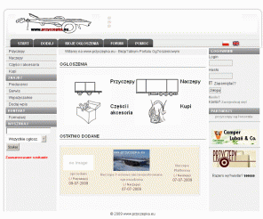 przyczepka.eu: www.przyczepka.eu - Ogłoszenia - przyczepy i naczepy - wypożyczalnie, serwis, producenci -
Darmowe Ogłoszenia w Internecie