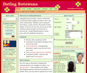Kostenlose online-dating-sites in botswana