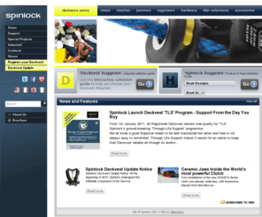 spinlockdeckware.com: Welcome to the Spinlock Website
Spinlock - the experts in rope holding.