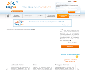 studymax.net: Teacheo.com, communauté de soutien scolaire par videoconférence
Teacheo.com est le premier site de soutien scolaire par videoconférence