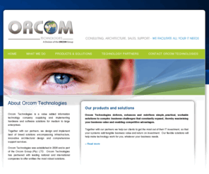 orcomtechnology.com: ORCOM Technologies
ORCOM Technology - Consulting, Architecture, Sales, Support