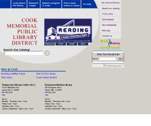 cooklib.org: Cook Memorial Public Library District
