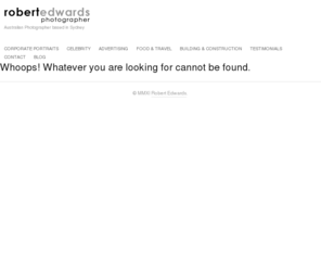 apdig.org: Robert Edwards Photographer | Not Found
Australian Photographer based in Sydney