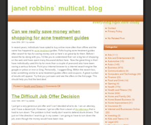 janetrobbins.com: Janet Brings it All Home
Everything right here today.  A blog designed to help you in everyday life.