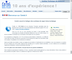 geteb.com: Gestion Technique du Bâtiment : www.geteb.fr
Gestion Technique du Bâtiment