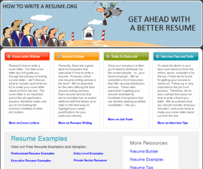 how-to-write-a-resume.org: How to Write a Resume - Resume Writing Tips & Sample Resumes
Site offers free cover letter, thank you letter, and resume writing tips.  Research how to write a resume, distribute your resume to hiring managers, and tips for how to get an interview.