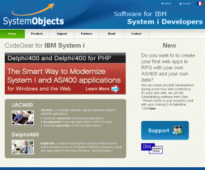 systemobjects.com: AS/400 RAD Development tools for GUI and the web
AS/400 Solutions: AS/400 modernization by webfacing and AS/400 GUI