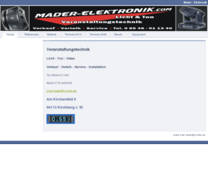 mader-elektronik.com: Home - Mader - Elektronik
Mader - Elektronik