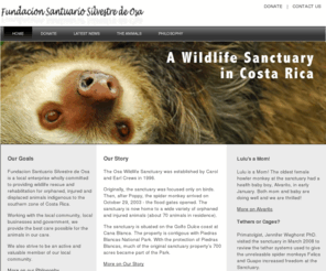 osatest.org: Fundacion Santuario Silvestre de Osa
