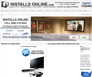 installsonline.com: Installs Online
Installs Online, offers professional installation for Plasma/LCD TV\'s, Home Theaters, Surveillance, Alarm, Computer, and Home Wiring Distribution Services.