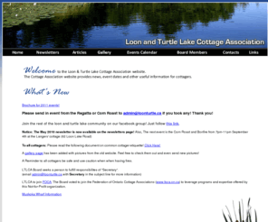 loonturtle.ca: Loon & Turtle Lake Cottage Association
