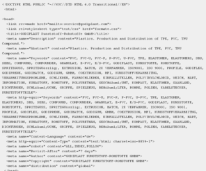 masterbatches.info: GODIPLAST Kunststoff-Rohstoffe GmbH
Plastics. Production and Distribution of TPE, PVC, TPU Compound.