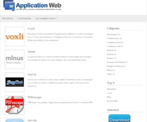 applicationweb.info: Application Web | répertoire des meilleurs logiciels cloud
