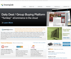 dreamingcode.com: Boston Web Design, SEO, Search Engine Optimization, iPad Development
iPad Development, Boston Web Design, SEO Strategy & Search Engine Optimization Firm Dreaming Code is the #1 Internet Marketing and Web Design & SEO Firm in Massachusetts