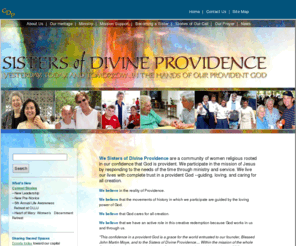 cdptexas.org: Sisters of Divine Providence, San Antonio, Texas, CDP
The Sisters of Divine Providence of San Antonio, Texas, are a community of women within the Catholic Church bound to one another in a common life by public profession of vows of poverty, chastity, and obedience.