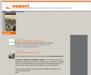 aepect.org: Asociación Española para la enseñanza de las Ciencias de la Tierra
