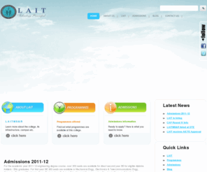 lait.in: Leelavati Awhad Institute of Technology and Management Studies and Research, LAIT, Badlapur, Mumbai
Leelavati Awhad Institute of Technology and Management Studies and Research, LAIT, Badlapur, Mumbai