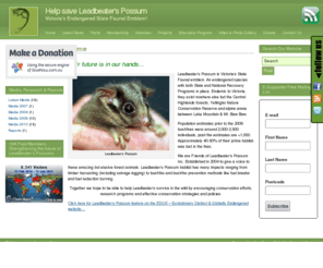 leadbeaters.org.au: Leadbeater's Possum; Victoria's endanered faunal emblem
Leadbeaters Possum