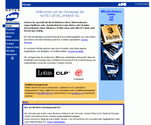 notesdev.ch: Peter Gloor Notes Development
IBM Lotus Notes/Domino Anwendungen sind unser Geschäft.