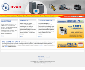 flexibleduct.net: MSI HVAC | HVAC Supplies, Parts, and Equipment - Your Heating, Ventilation and Air Conditioning Resource
MSI HVAC is a wholesale distributor of HVAC parts, supplies, and equipment also specializing in same-day sheet metal special orders. MSI HVAC offers dealer marketing and dealer training and is a true business partner helping you succeed. MSI HVAC has loca