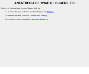 nappc.net: Anesthesia Service of Eugene, PC
