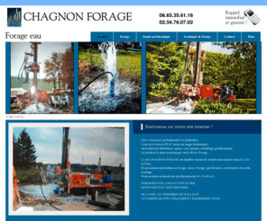 pascalchagnon.com: CHAGNON FORAGE, Forage - Romorantin - Blois: construction puits
Forage, Romorantin: construction puits, Blois