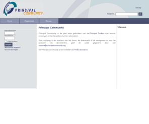 principalcommunity.org: Principal Community | Home
Grip on projects, programmes and benefits with the Principal Toolbox. Fortes Solutions develops a web based software tool based on PRINCE2 and MSP (Managing Successful Programmes).