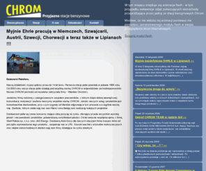 chromstacja.com: Stacje benzynowe - Chrom
Przyjaznych stacje benzynowe CHROM-Chromicz funkcjonujące w województwie zachodniopomorskim.