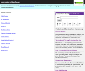 rssreaderwidget.com: rssreaderwidget.com - Registered at Namecheap.com
