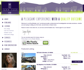 lynnryanboulder.com: Lynn Ryan Boulder ::: Real Estate
