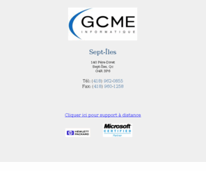 microex.net: Bienvenue chez GCME Informatique !

