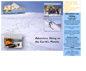 catskiing.net: Blomidon Cat Skiing
Blomidon Cat Skiing Main Page