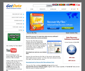 recovermyfiles.net: Data Recovery Software to Undelete Files; Disk recovery; Recover Deleted Files
Recover My Files data recovery software, for undelete, file recovery and disk recovery; download now to recover deleted files or for hard drive data recovery.