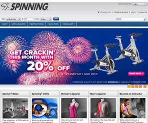stationarycyclehq.com: The original indoor cycling program: Spinning and Spinner bikes.
Spinner bikes from Spinning, the original indoor cycling program, are the most recognized brand of indoor cycles in fitness. Founded in 1994 as Mad Dogg Athletics, Spinning certification is the most popular group fitness educational program in the world today. Spinner bikes are licensed by Star Trac for distribution in the fitness facility market.
