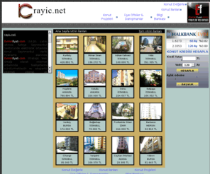 rayic.net: rayic.net, Online Gayrimenkul Fiyatlama, rayiç Emlak Web Portalı
