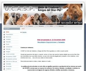 ucasp.eu: Bienvenidos a la Unión de Criadores y Amigos del Shar-Pei - Inicio
Ucasp, Unión de Criadores y Amigos del Shar-Pei