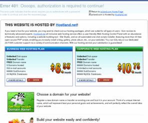 pcland.com: THIS WEBSITE IS HOSTED BY Hostland.net!
