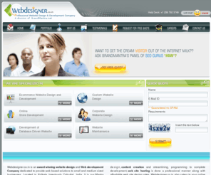 webdesigner.co.in: Best Web Design 2.0 Custom Business Web Site Design Services India Creative Professional Web Page Designer
Best professional website design, custom Web development, professional SEO PPC management services at affordable prices. We are specialized in Web site designing, ecommerce web development SEO Services and professional PPC management.