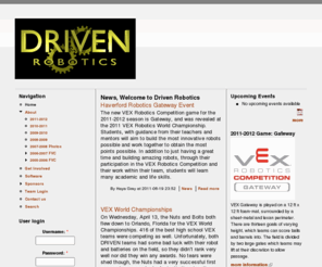 drivenrobotics.org: News, Welcome to Driven Robotics | DRIVEN Robotics
