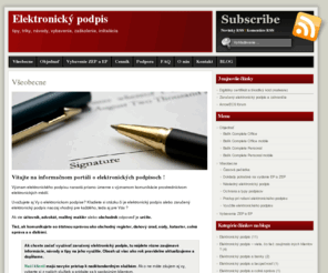 zarucenyelektronickypodpis.eu: Elektronický podpis
Elektronickým podpisom získate pohodlie a úsporu nákladov. Začnite používať elektronický podpis, ktorý umožňuje rovnaké postavenie elektronického a papierového dokumentu