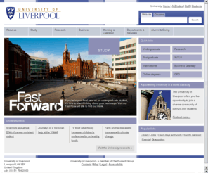 liv.ac.uk: University of Liverpool
University of Liverpool is an internationally renowned seat of learning and research in the United Kingdom (UK)