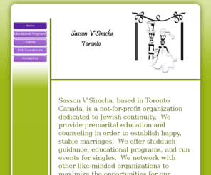 sassonvsimcha.org: Home - Sasson V'Simcha
Sasson V'Simcha Toronto Shidduch Committee