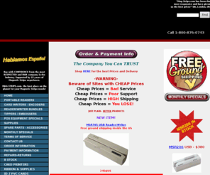 mag-stripe.net: Magnetic Stripe Readers - Credit Card Readers
Magnetic Stripe Readers - Credit Card Readers are Magstripe's Speciality.
