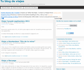 misrutas.es: Encontrar compañeros para viajar
