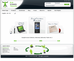 securityhelp.com: DavinciTeam | Creative Mobile Phone Applications
Flashing, unlocking, debranding and rebranding for phones from Sony Ericsson, Nokia, Siemans, HTC, Vodafone, Orange and more from DavinciTeam.